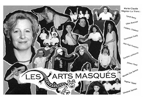 carte postale de Les Arts Masqués