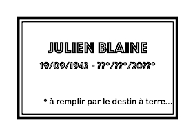 carte postale de Julien Blaine